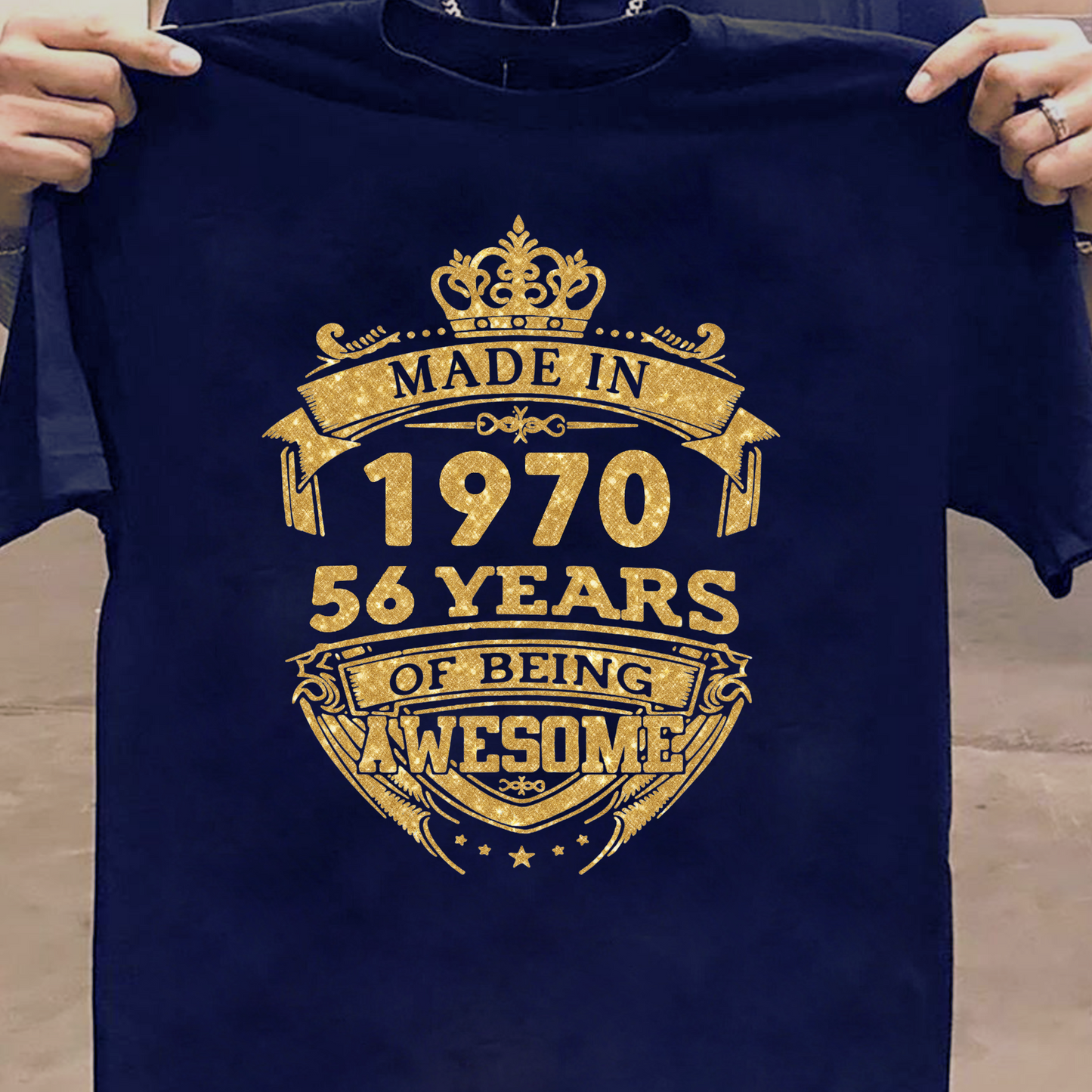 MADE IN 1970 56 YEARS OF BEING AWESOME PREMIUM CLASSIC T-SHIRT