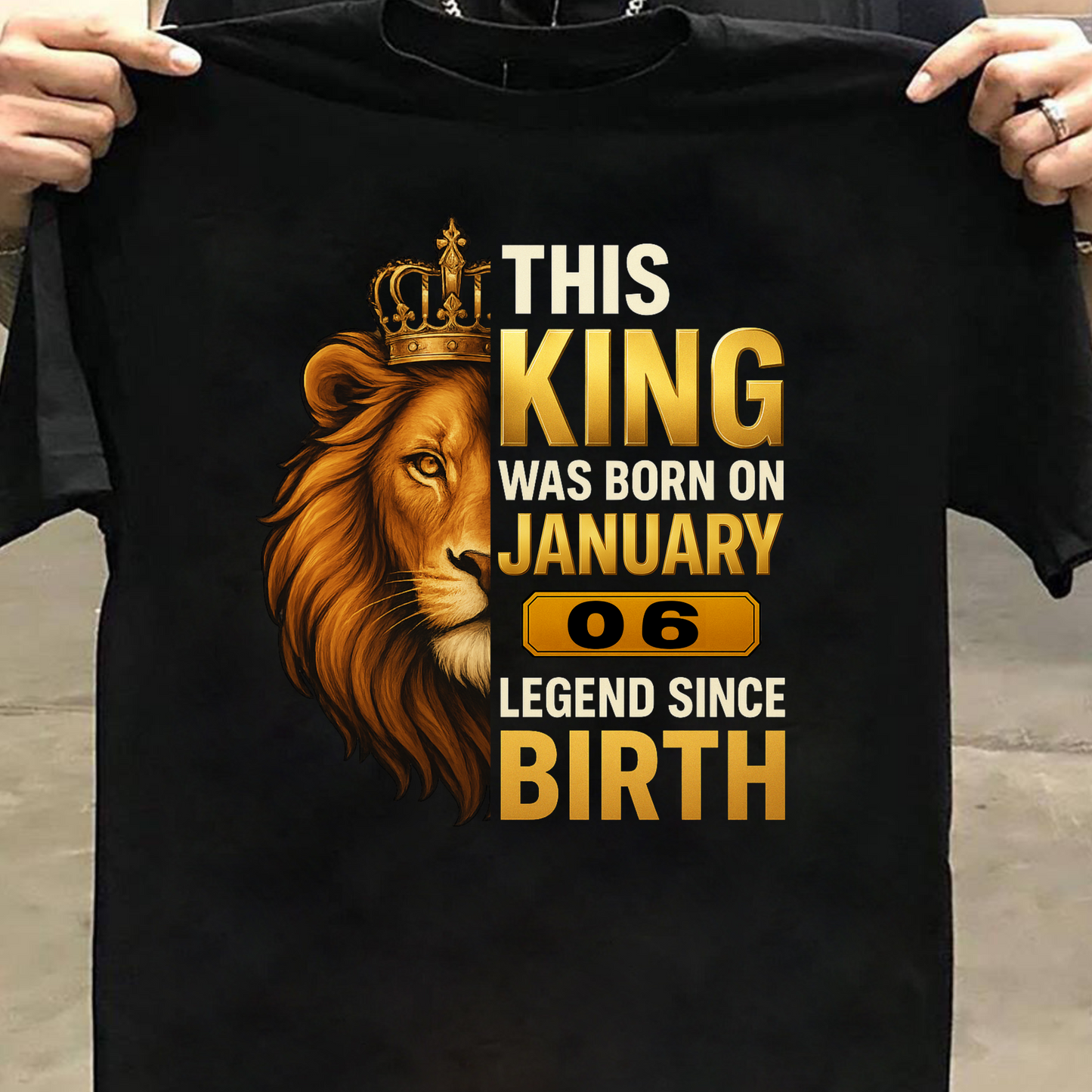 06 JANUARY KING PREMIUM QUALITY T-SHIRT