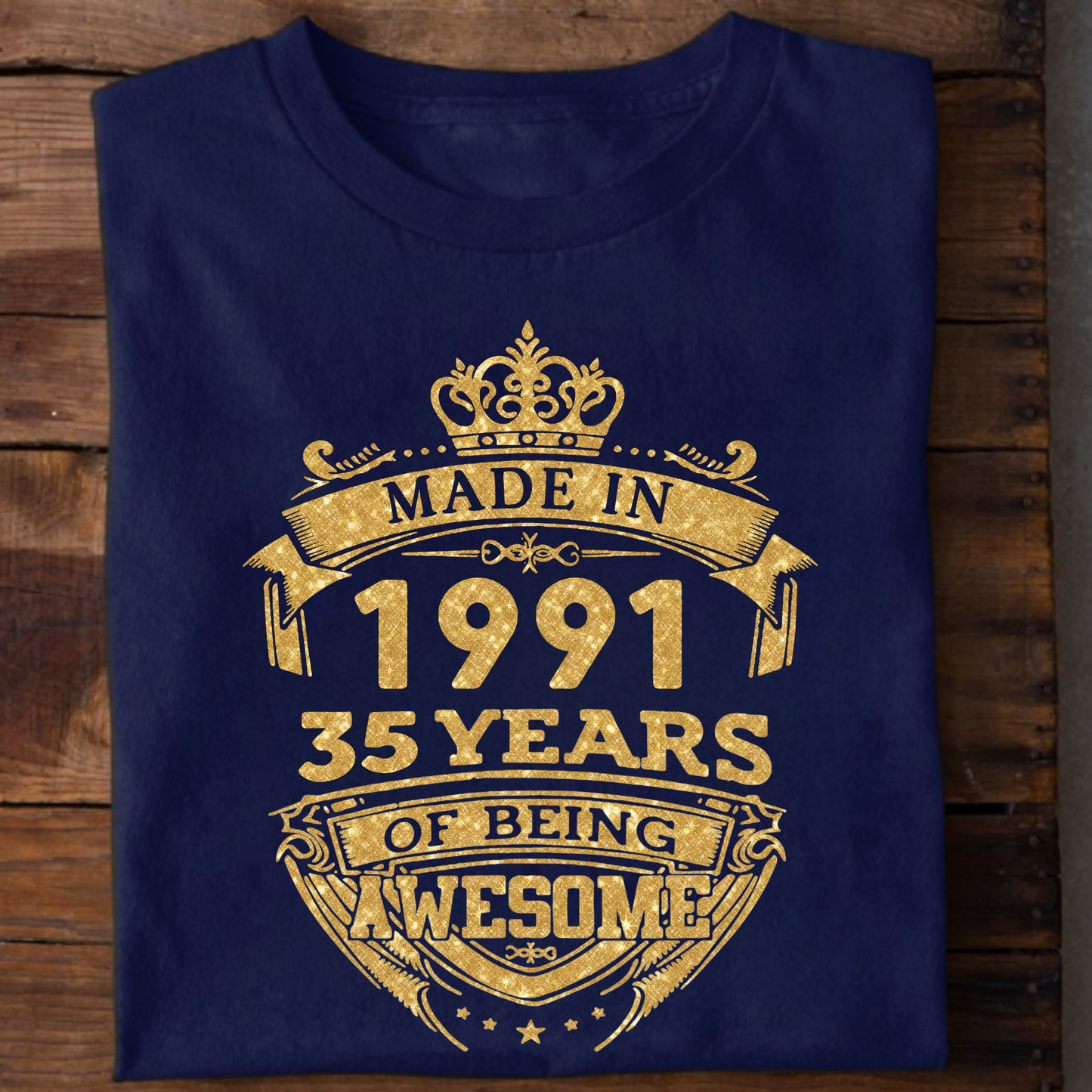 MADE IN 1991 35 YEARS OF BEING AWESOME PREMIUM CLASSIC T-SHIRT