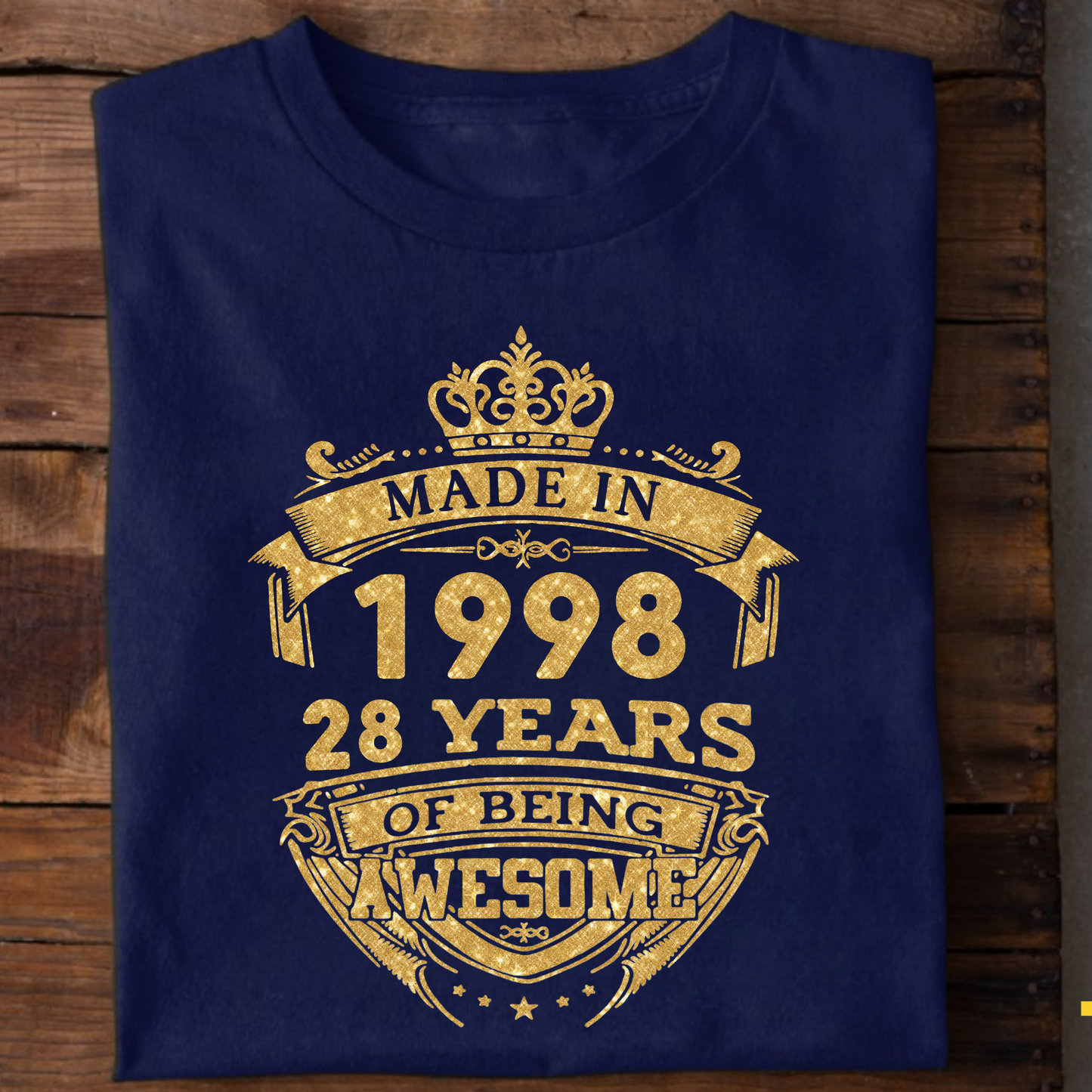 MADE IN 1998 28 YEARS OF BEING AWESOME PREMIUM CLASSIC T-SHIRT