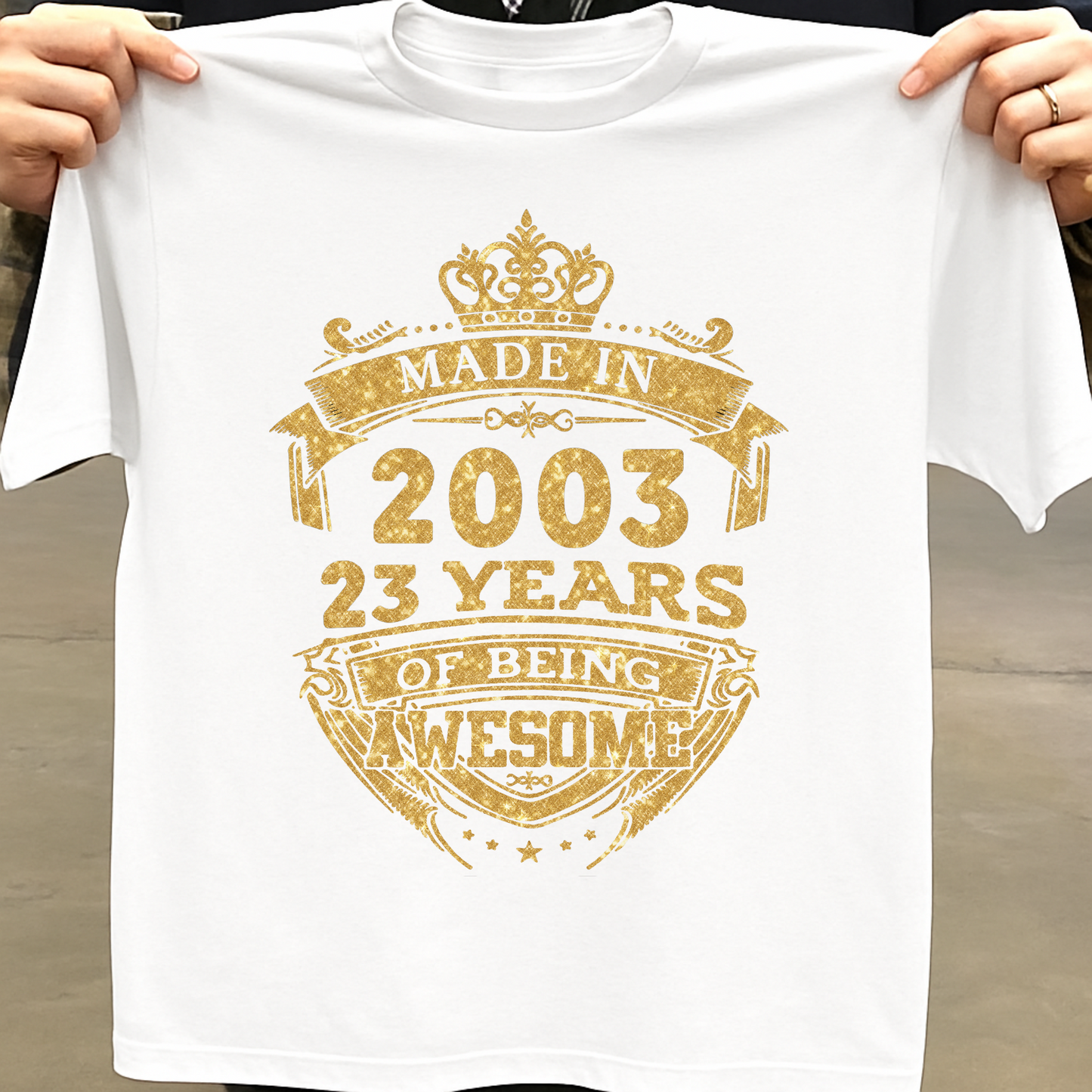 MADE IN 2003 23 YEARS OF BEING AWESOME PREMIUM CLASSIC T-SHIRT