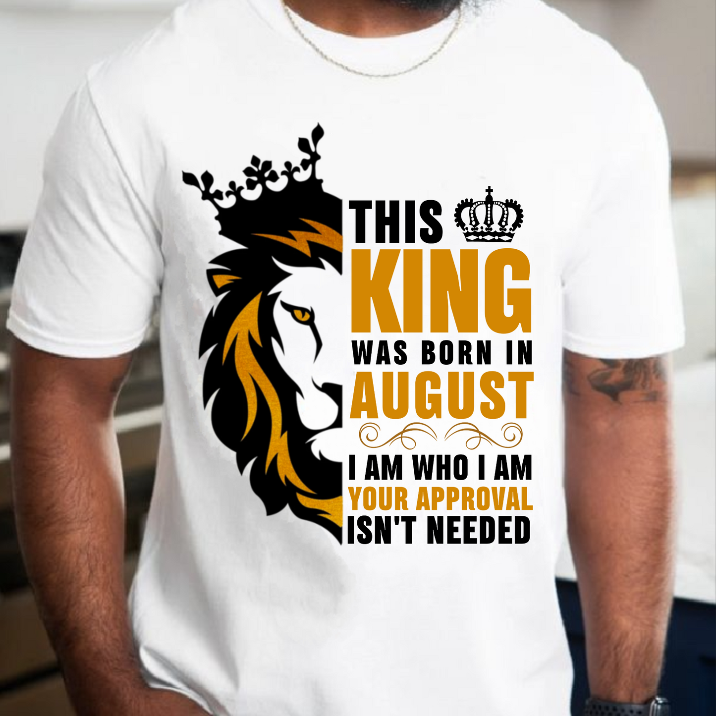 AUGUST KING PREMIUM QUALITY T-SHIRT