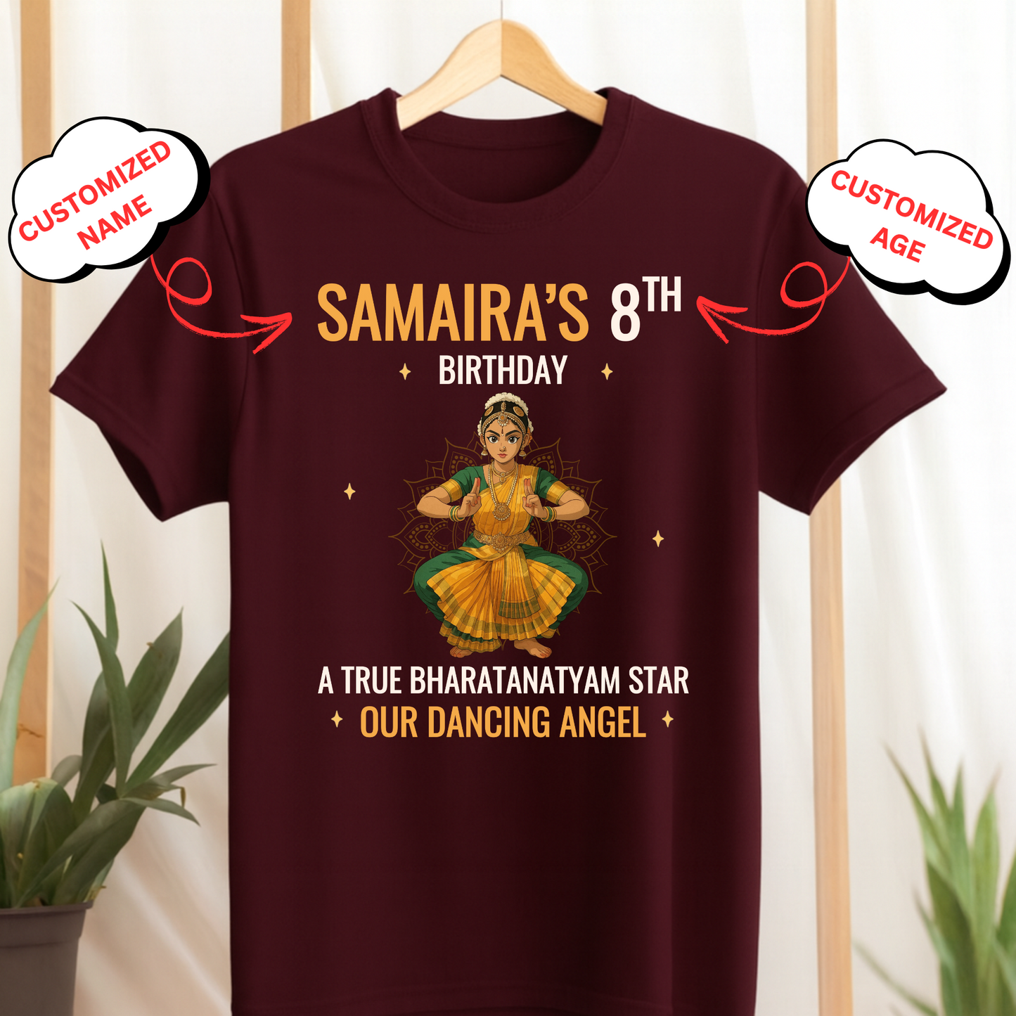 CUSTOMIZED-A TRUE BHARATANATYAM STAR OUR DANCING ANGEL
