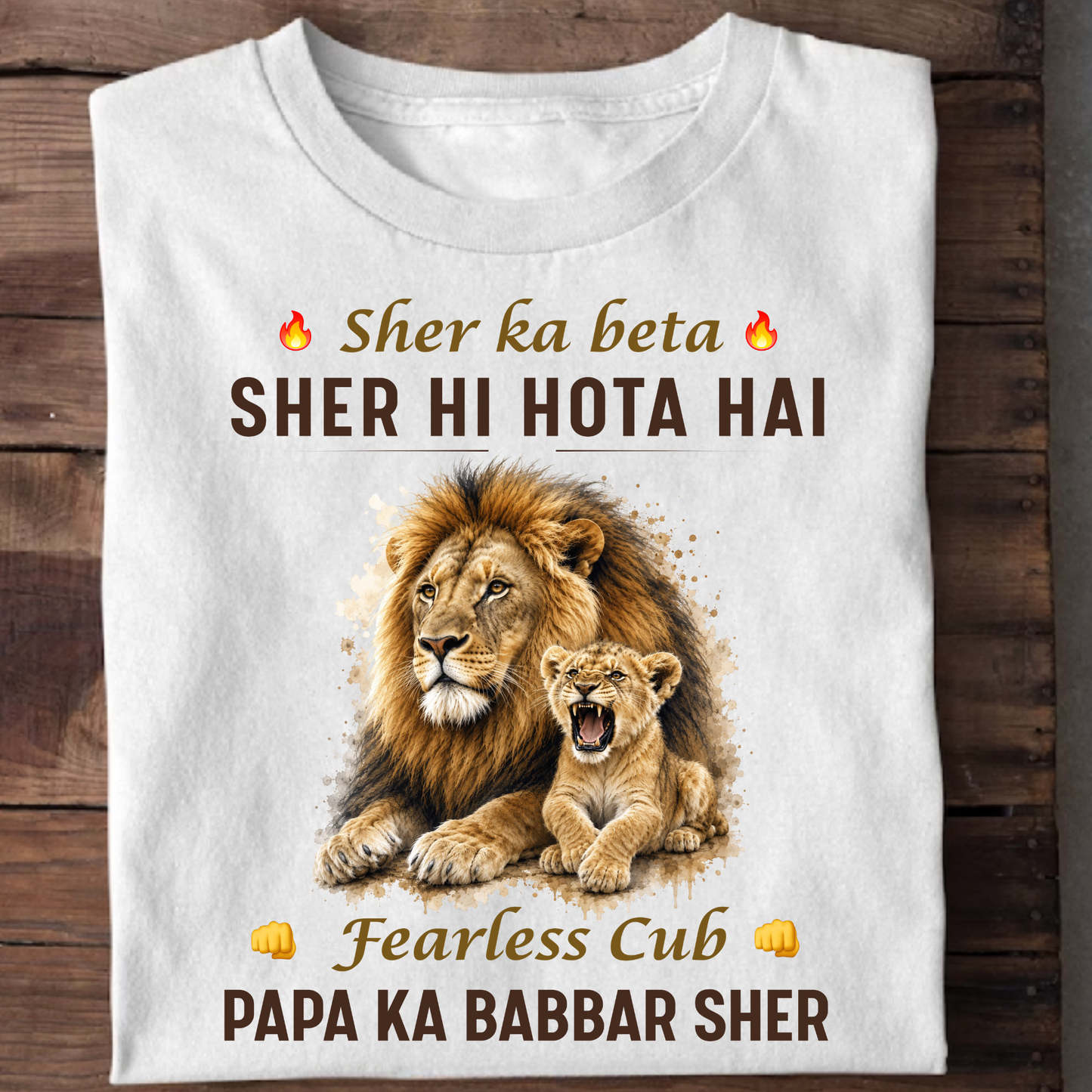 PAPA KA BABBAR SHER CLASSIC T-SHIRT