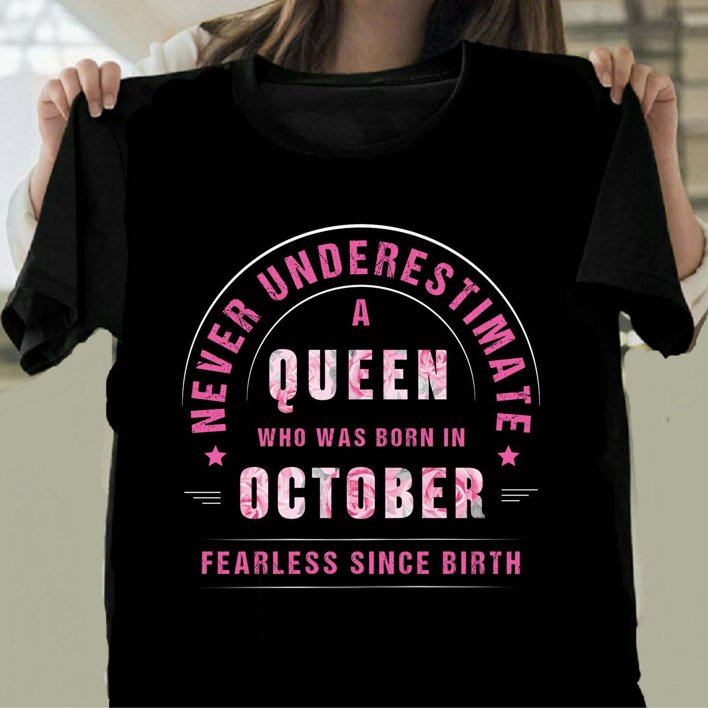 QUEEN OCTOBER PREMIUM QUALITY T-SHIRT