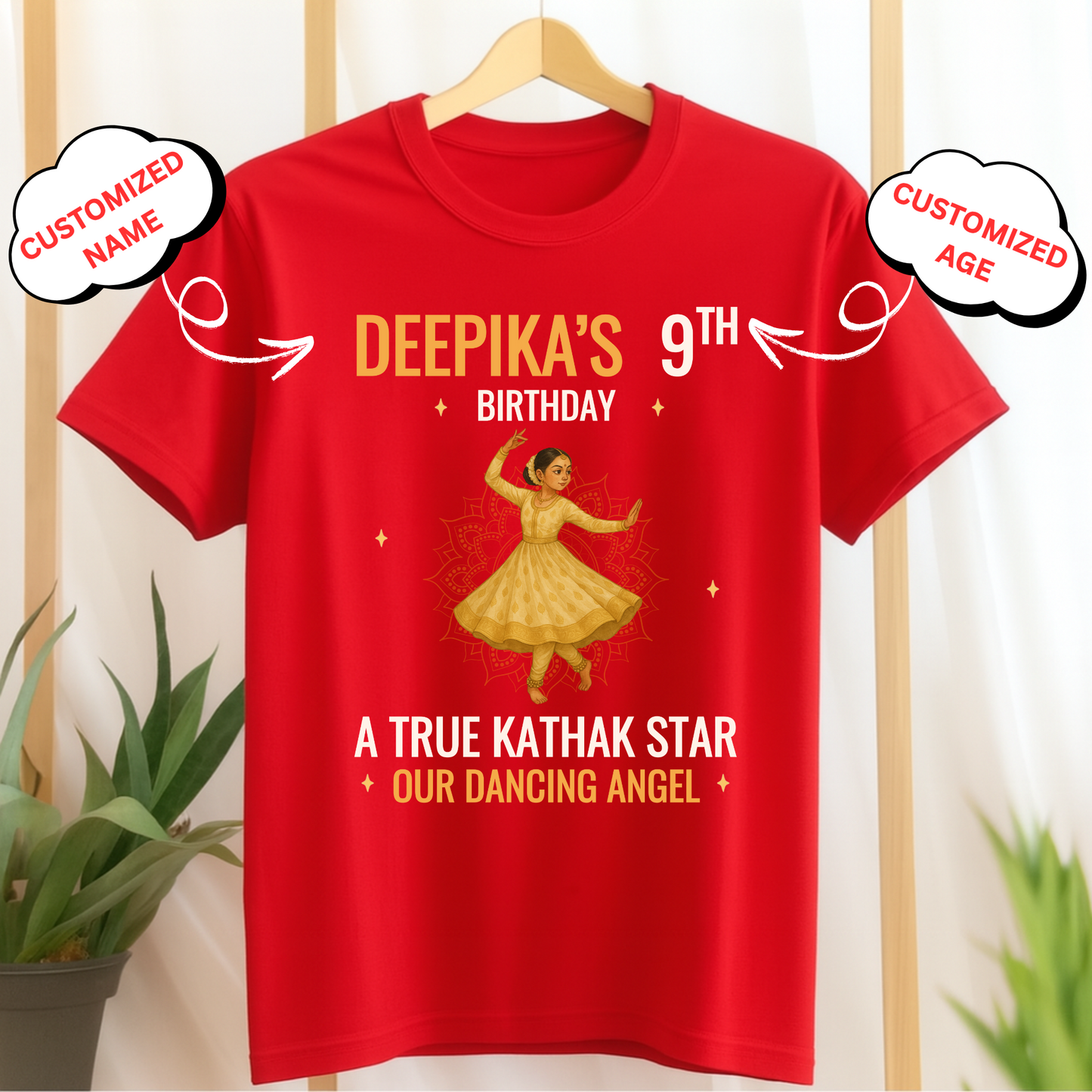 CUSTOMIZED-A TRUE KATHAK STAR, OUR DANCING ANGEL