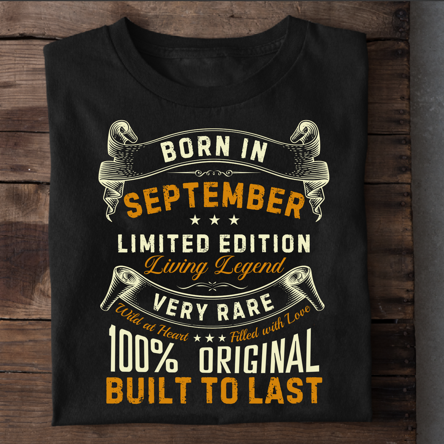 BORN IN SEPT CLASSIC T-SHIRT