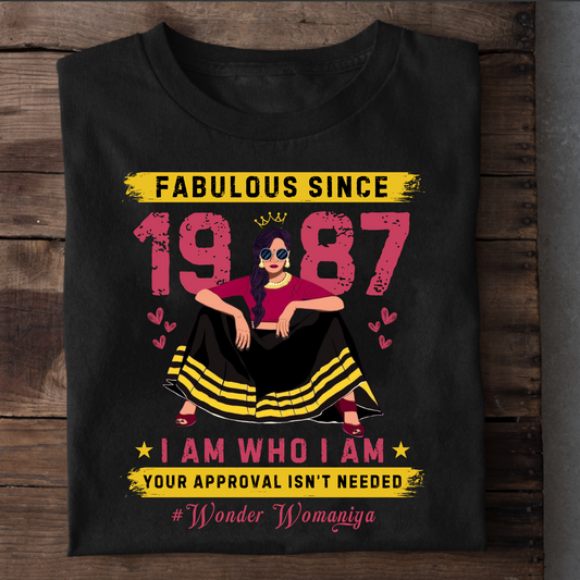 FAB SINCE 1987 #WONDER WOMANIYA CLASSIC T-SHIRT