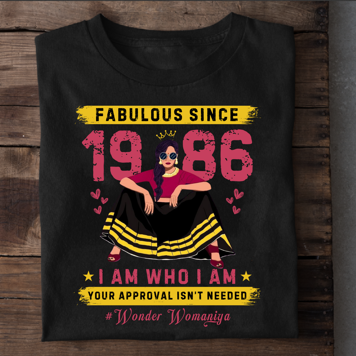 FAB SINCE 1986 #WONDER WOMANIYA CLASSIC T-SHIRT