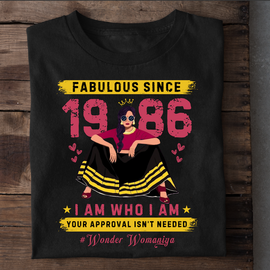 FAB SINCE 1986 #WONDER WOMANIYA CLASSIC T-SHIRT
