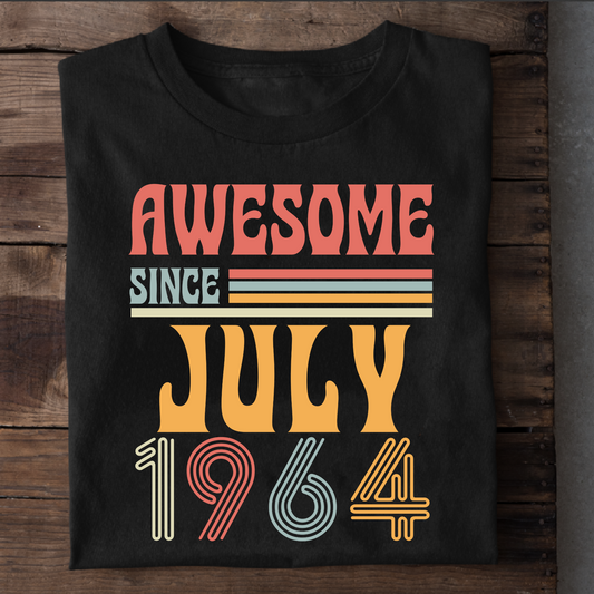 AWESOME SINCE JULY 1964 CLASSIC T-SHIRT