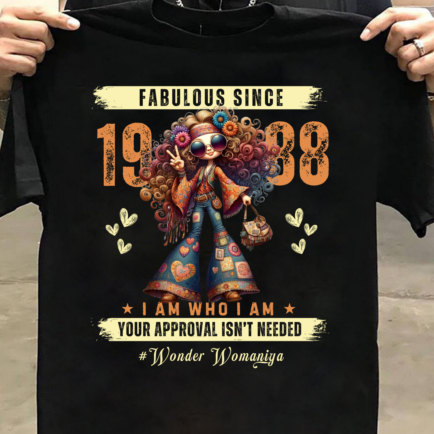 FABULOUS SINCE 1988 #WONDER WOMANIYA T-SHIRT