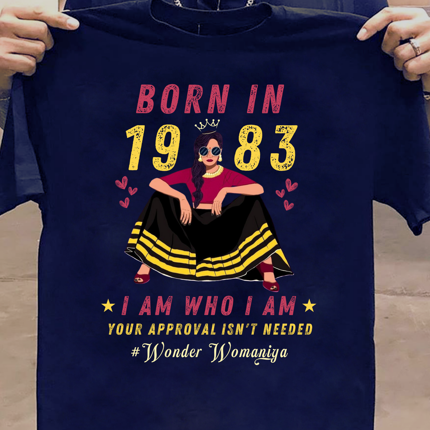 BORN IN 1983 #WONDER WOMANIYA CLASSIC T-SHIRT