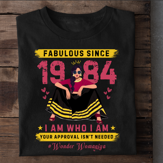 FAB SINCE 1984 #WONDER WOMANIYA CLASSIC T-SHIRT