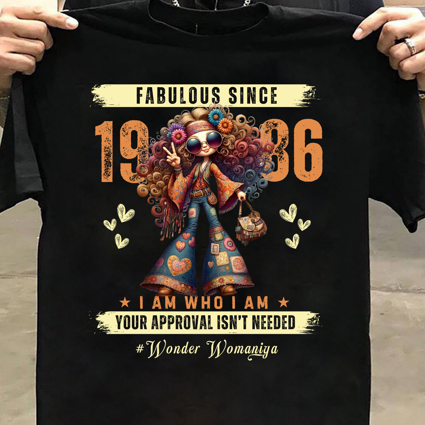 FABULOUS SINCE 1986 #WONDER WOMANIYA T-SHIRT