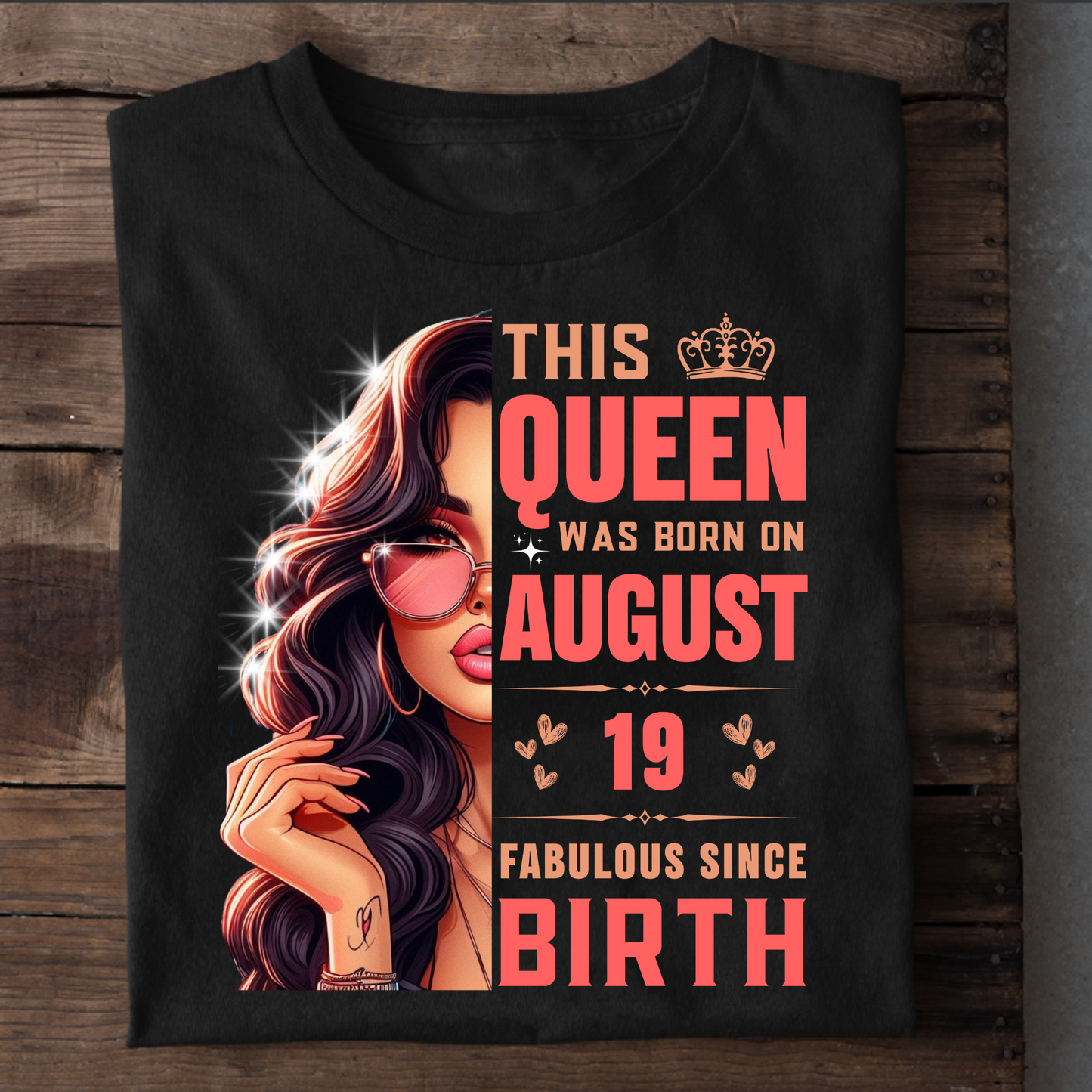 AUGUST 19 QUEEN CLASSIC T-SHIRT