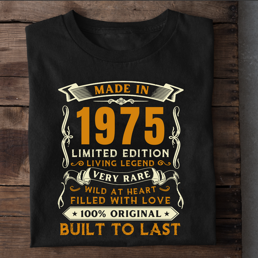 MADE IN 1975 CLASSIC T-SHIRT