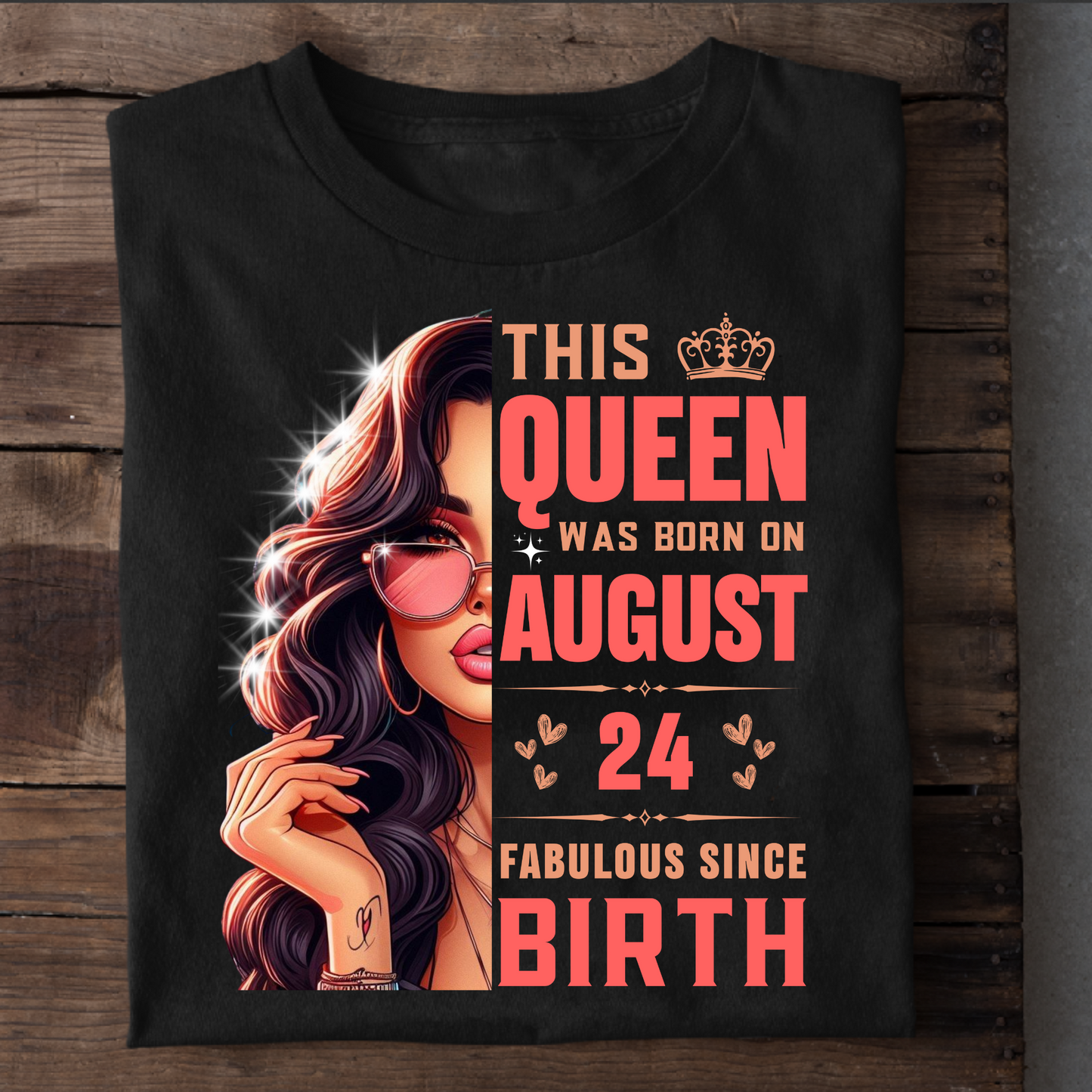 AUGUST 24 QUEEN CLASSIC T-SHIRT