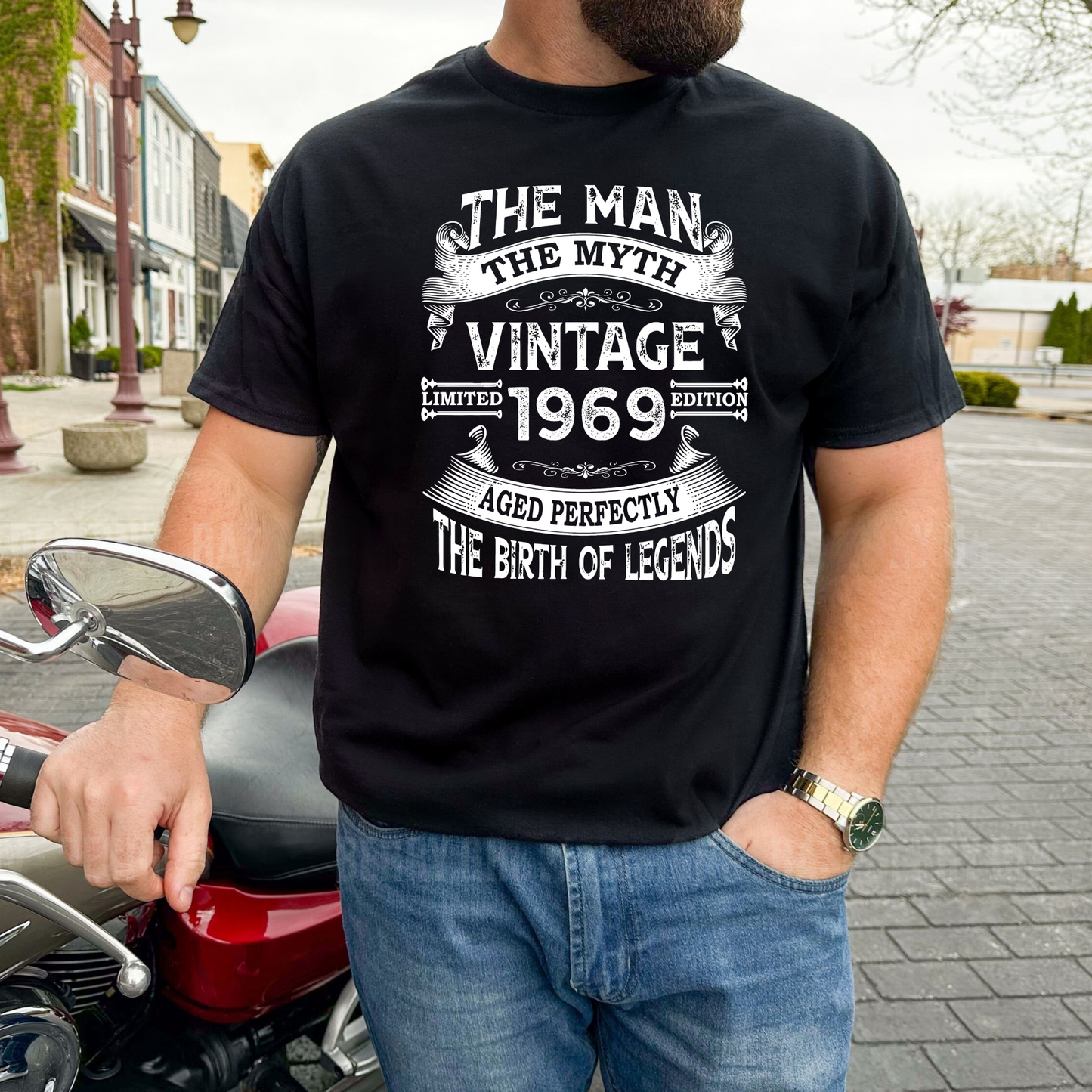 THE MAN THE MYTH VINTAGE 1969 CLASSIC T-SHIRT