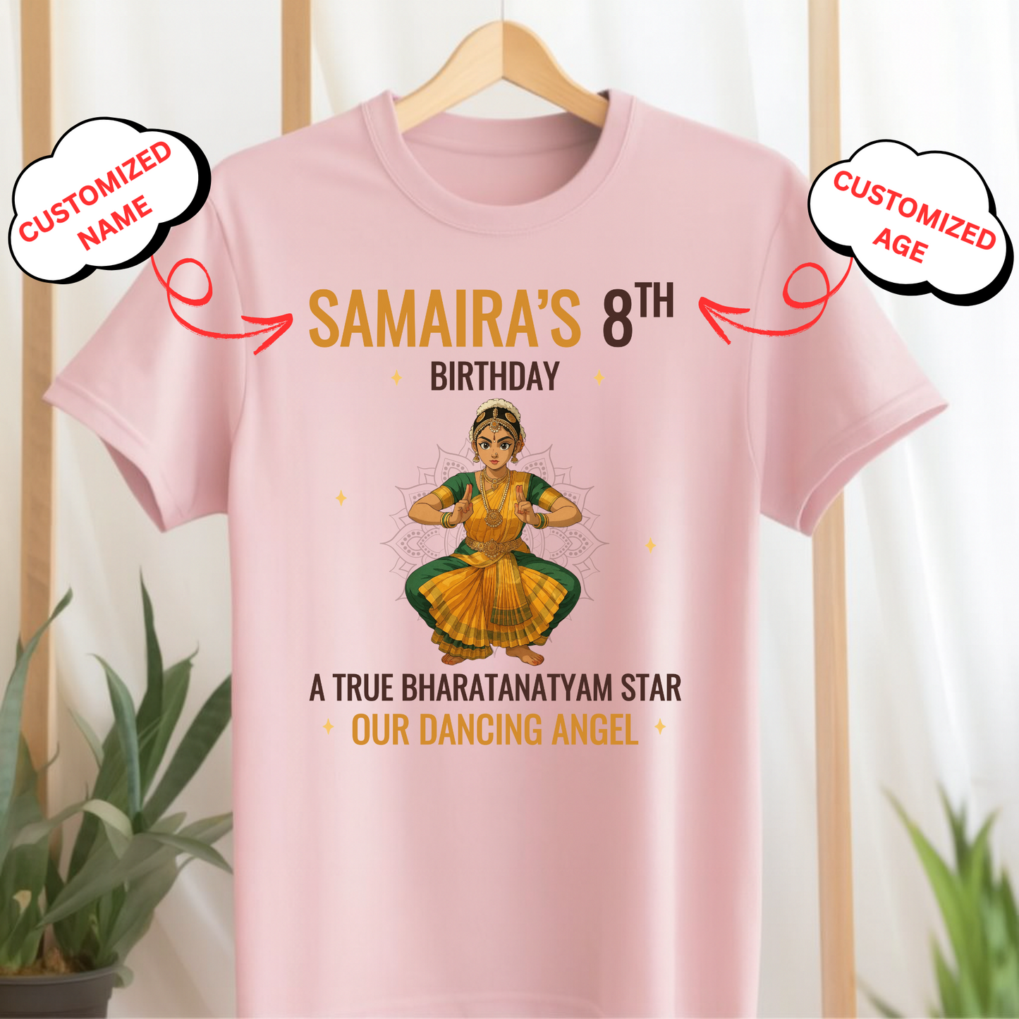 CUSTOMIZED-A TRUE BHARATANATYAM STAR OUR DANCING ANGEL