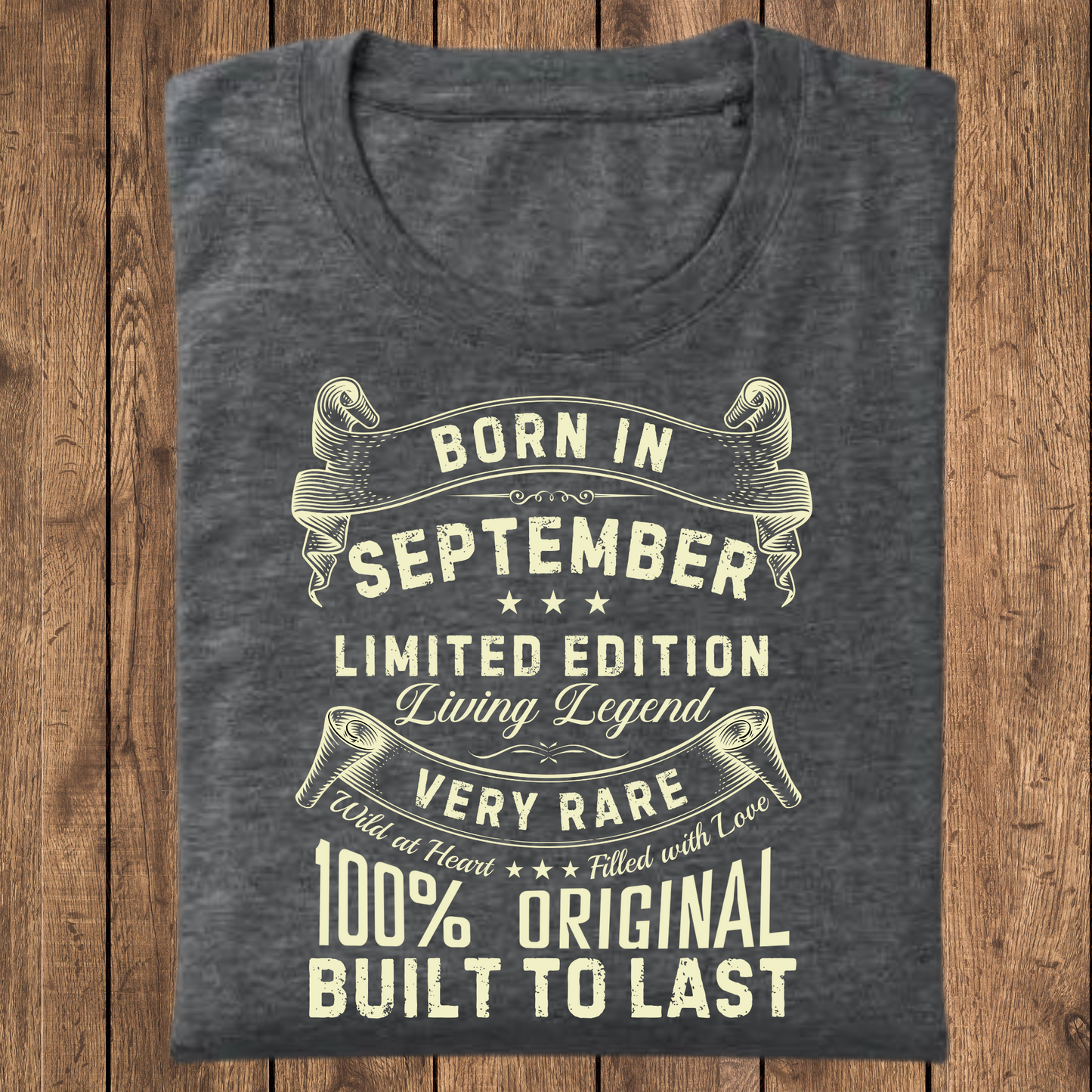 BORN IN SEPT CLASSIC T-SHIRT