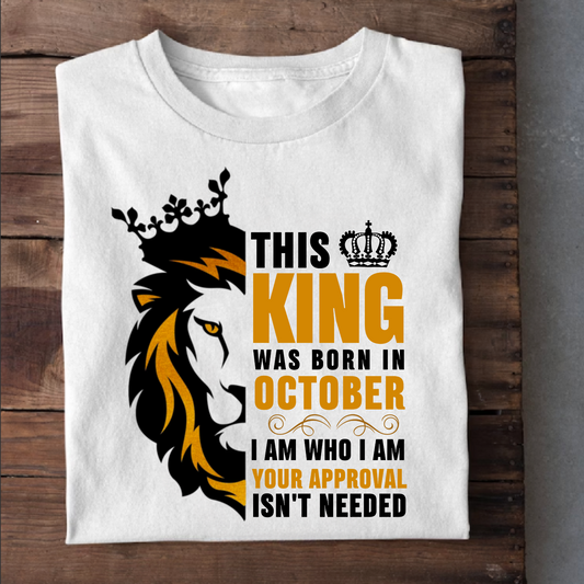 OCTOBER KING PREMIUM QUALITY T-SHIRT