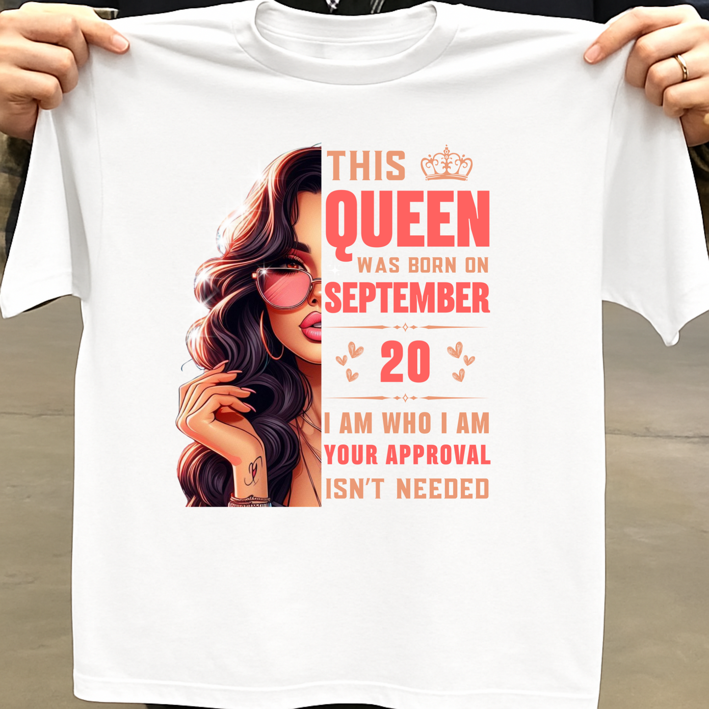 SEPTEMBER 20 QUEEN CLASSIC T-SHIRT