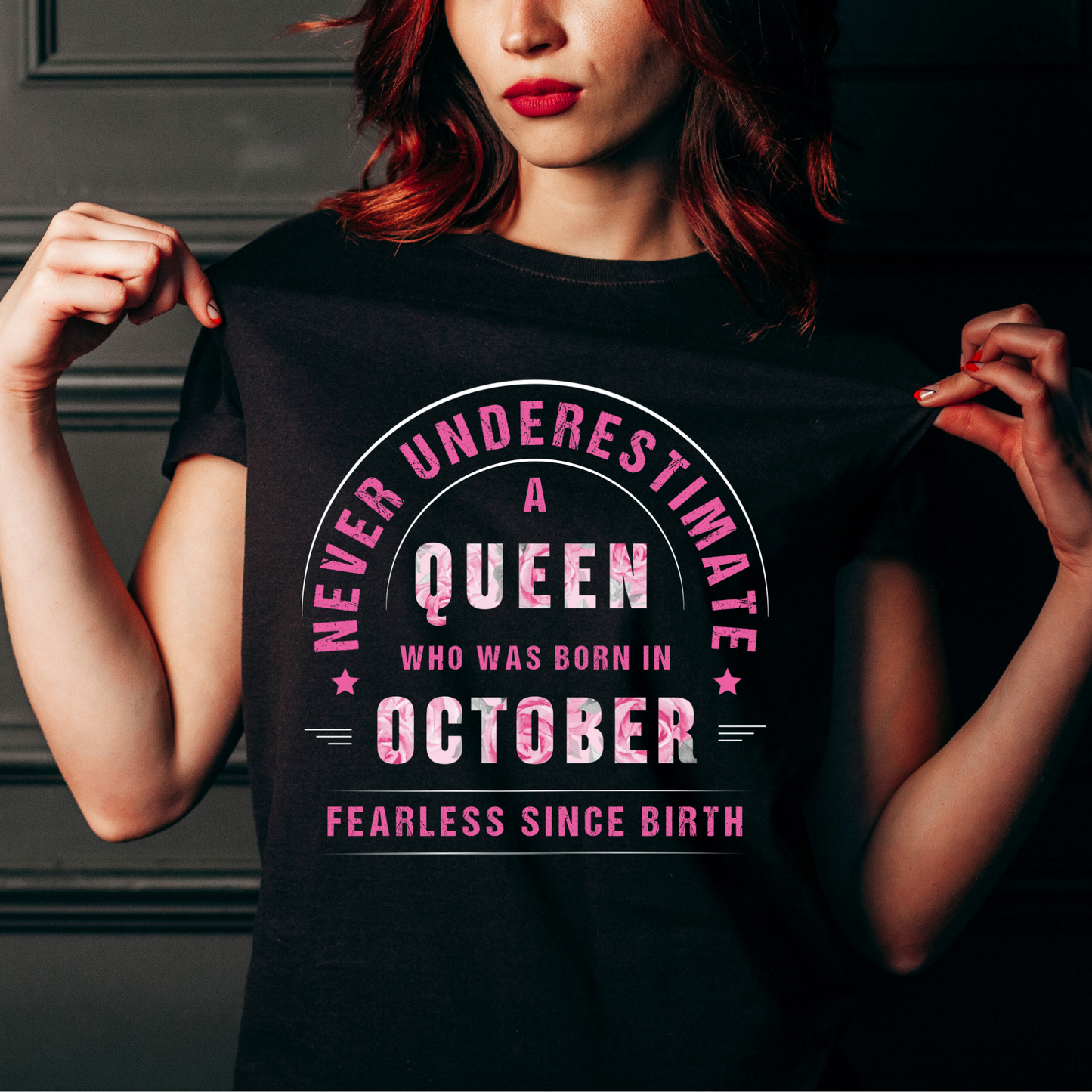 QUEEN OCTOBER PREMIUM QUALITY T-SHIRT