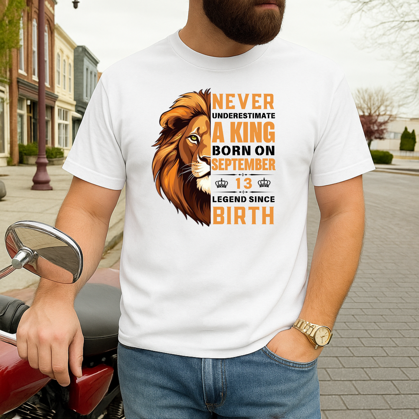 KING SEPTEMBER 13 PREMIUM QUALITY T-SHIRT