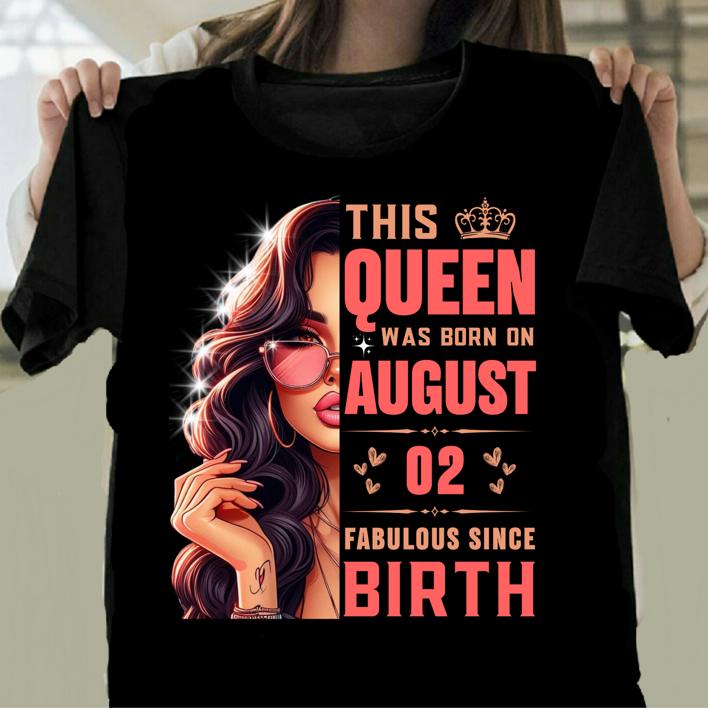 AUGUST 02 QUEEN CLASSIC T-SHIRT