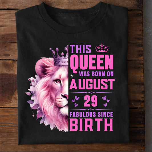 QUEEN AUGUST 29
