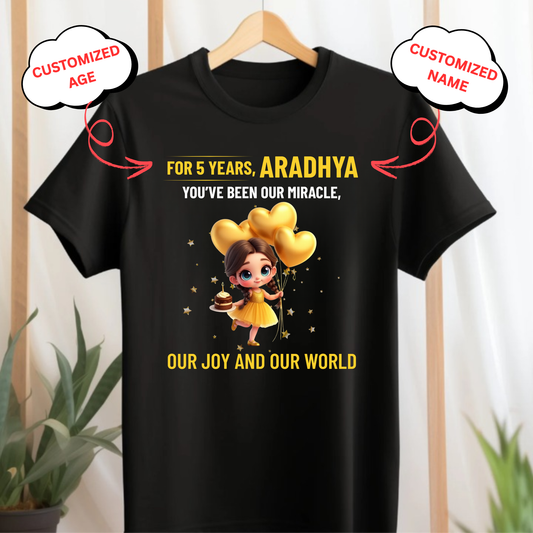 CUSTOMIZED-YOU'VE BEEN OUR MIRACLE CLASSIC T-SHIRT