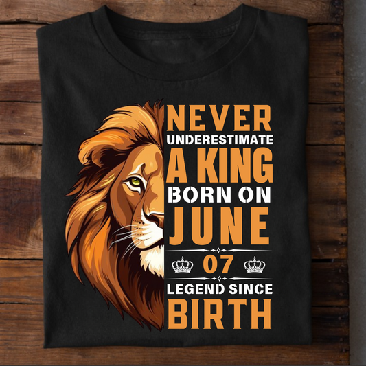 KING JUNE 07 PREMIUM QUALITY T-SHIRT