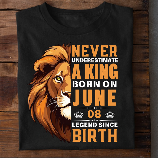 KING JUNE 08 PREMIUM QUALITY T-SHIRT