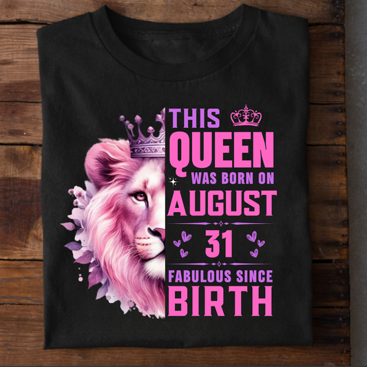 QUEEN AUGUST 31