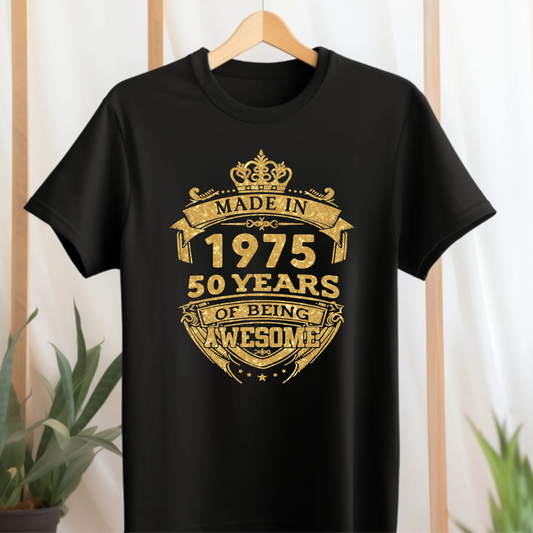 MADE IN 1975-50 YEARS PREMIUM T-SHIRT