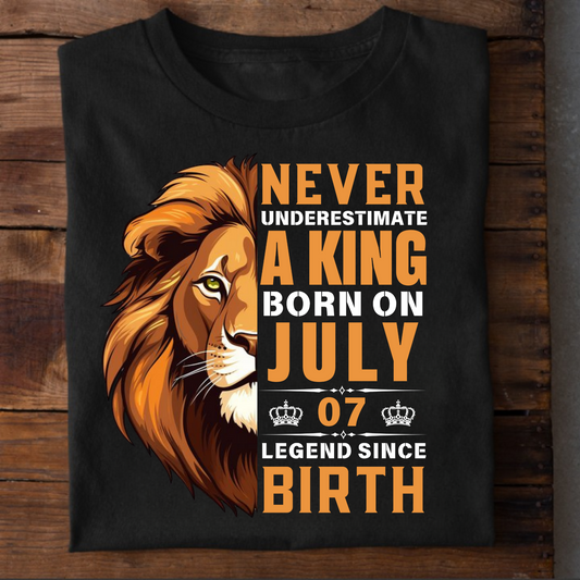 KING JULY 07 PREMIUM QUALITY T-SHIRT