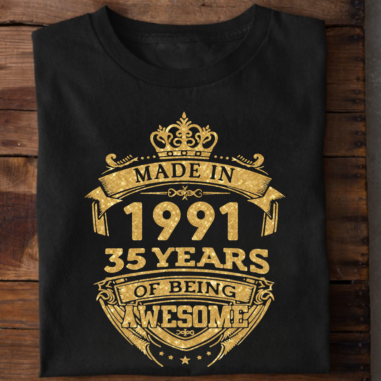 MADE IN 1991 35 YEARS OF BEING AWESOME PREMIUM CLASSIC T-SHIRT
