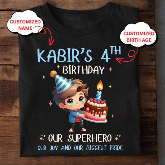 CUSTOMIZATION KIDS T-SHIRT- YOU ARE OUR BIGGEST PRIDE