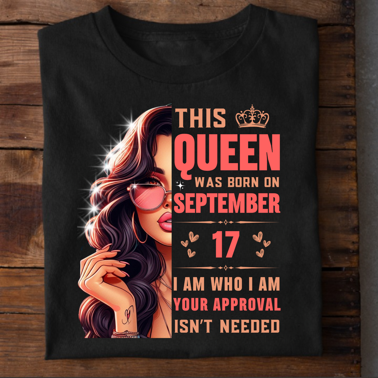 SEPTEMBER 17 QUEEN CLASSIC T-SHIRT