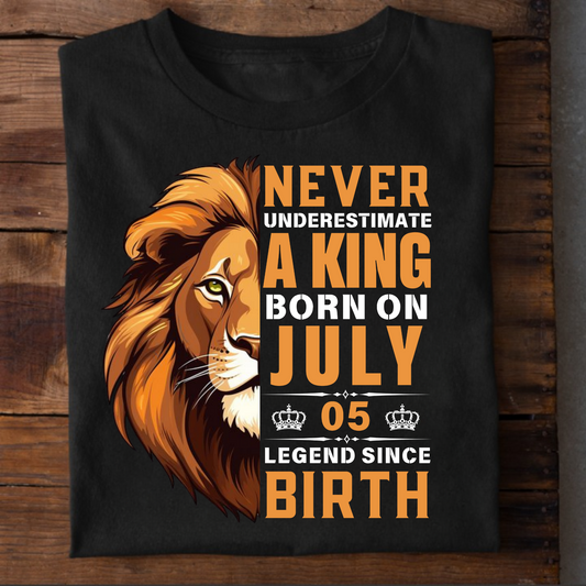 KING JULY 05 PREMIUM QUALITY T-SHIRT