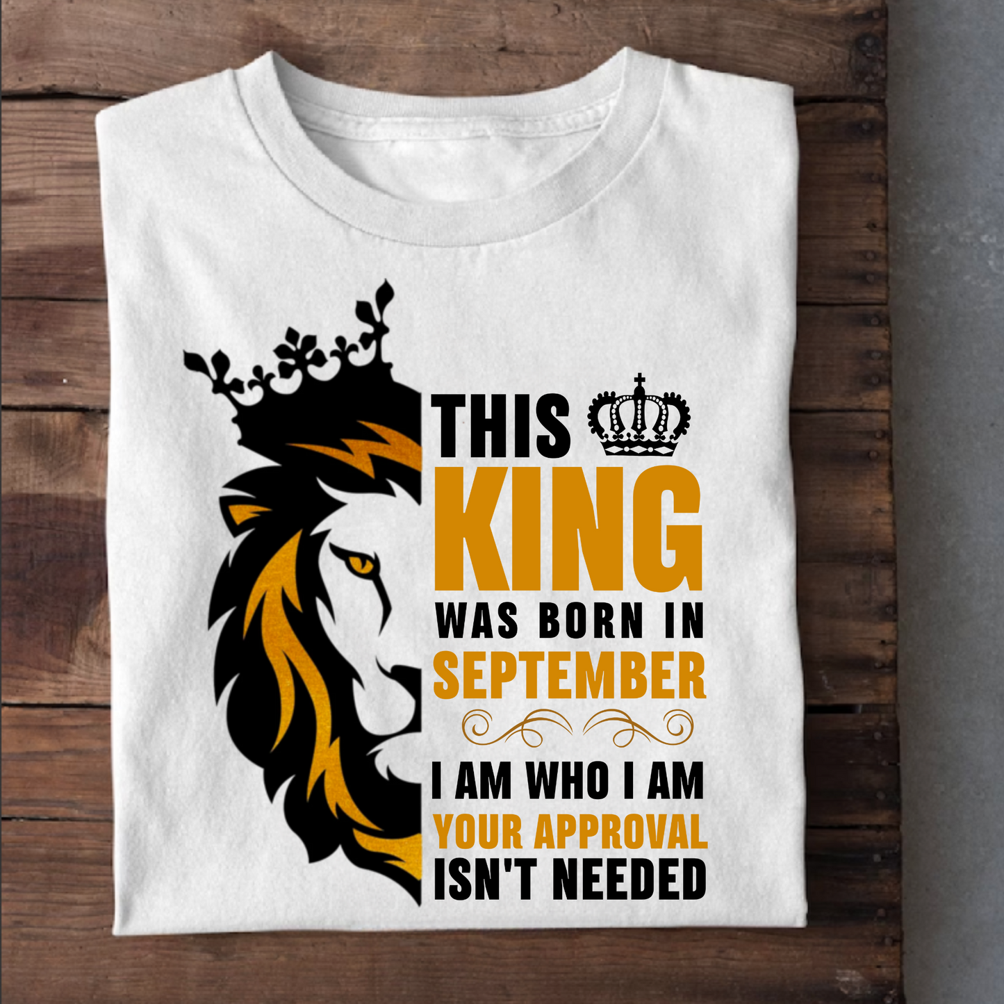 SEPTEMBER KING PREMIUM QUALITY T-SHIRT