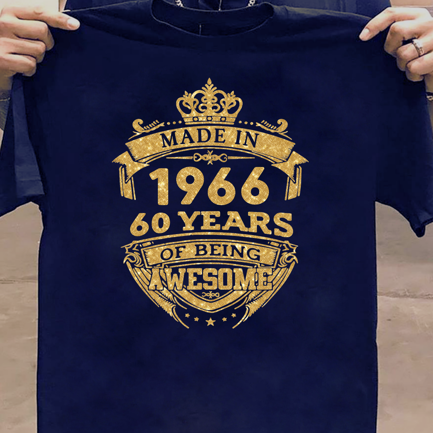 MADE IN 1966 60 YEARS OF BEING AWESOME T-SHIRT