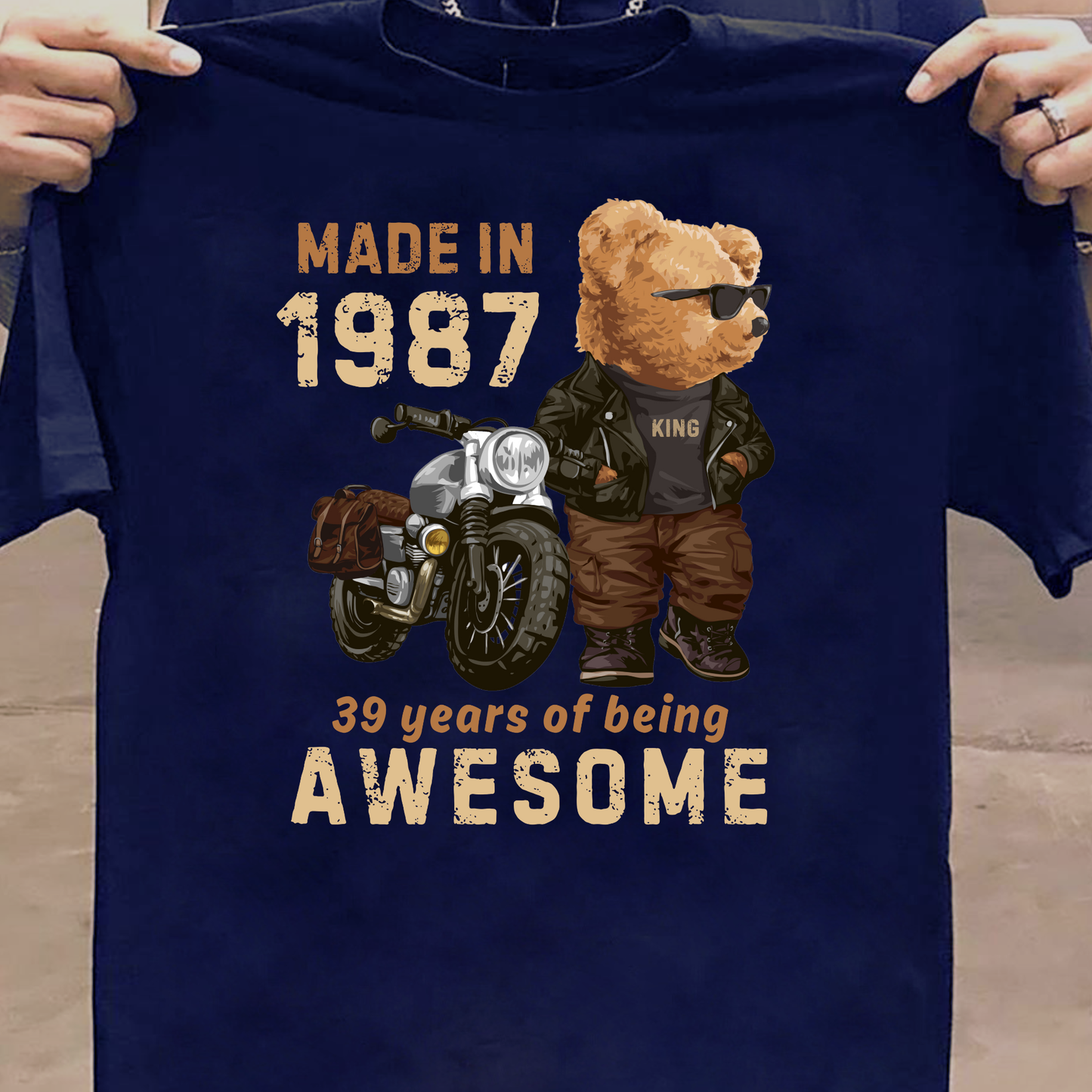 PANDA KING-MADE IN 1987 39 YEARS OF BEING AWESOME CLASSIC T-SIHRT