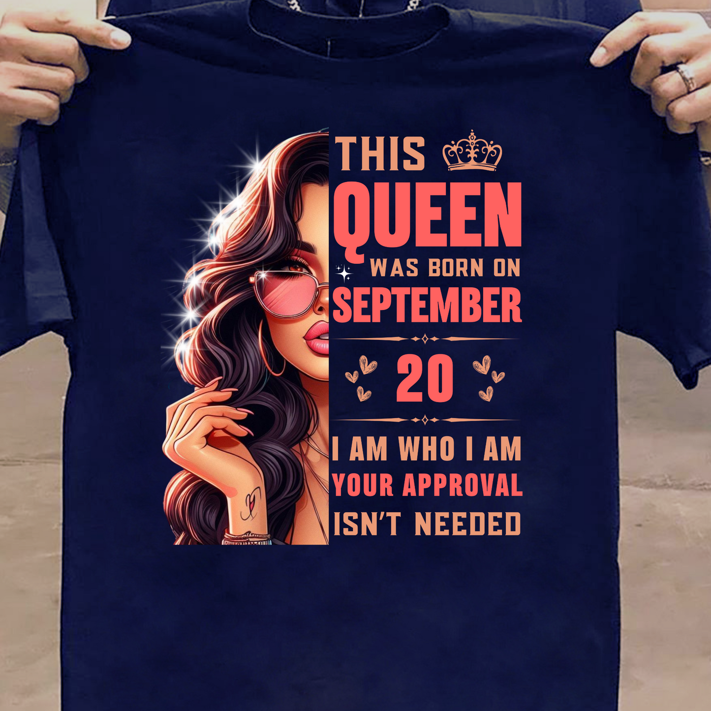 SEPTEMBER 20 QUEEN CLASSIC T-SHIRT