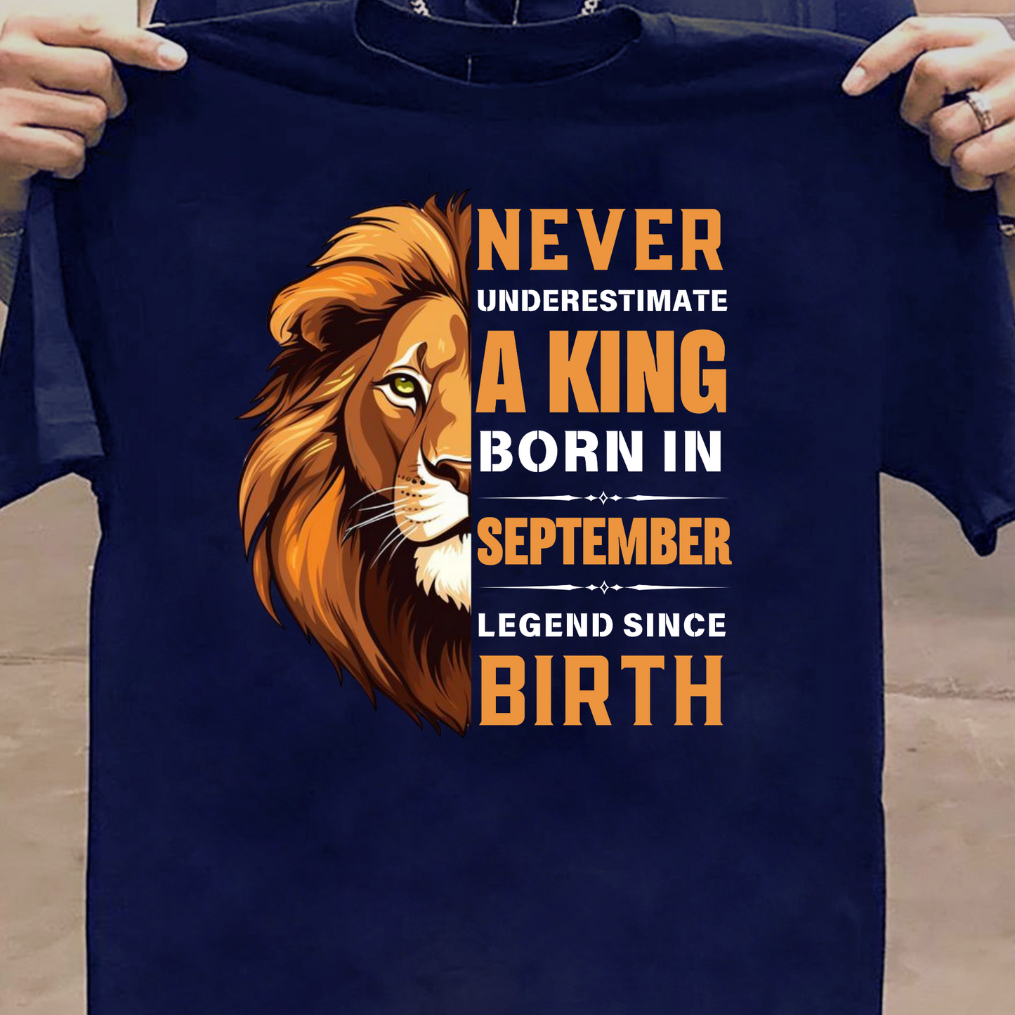 KING SEPTEMBER PREMIUM QUALITY T-SHIRT