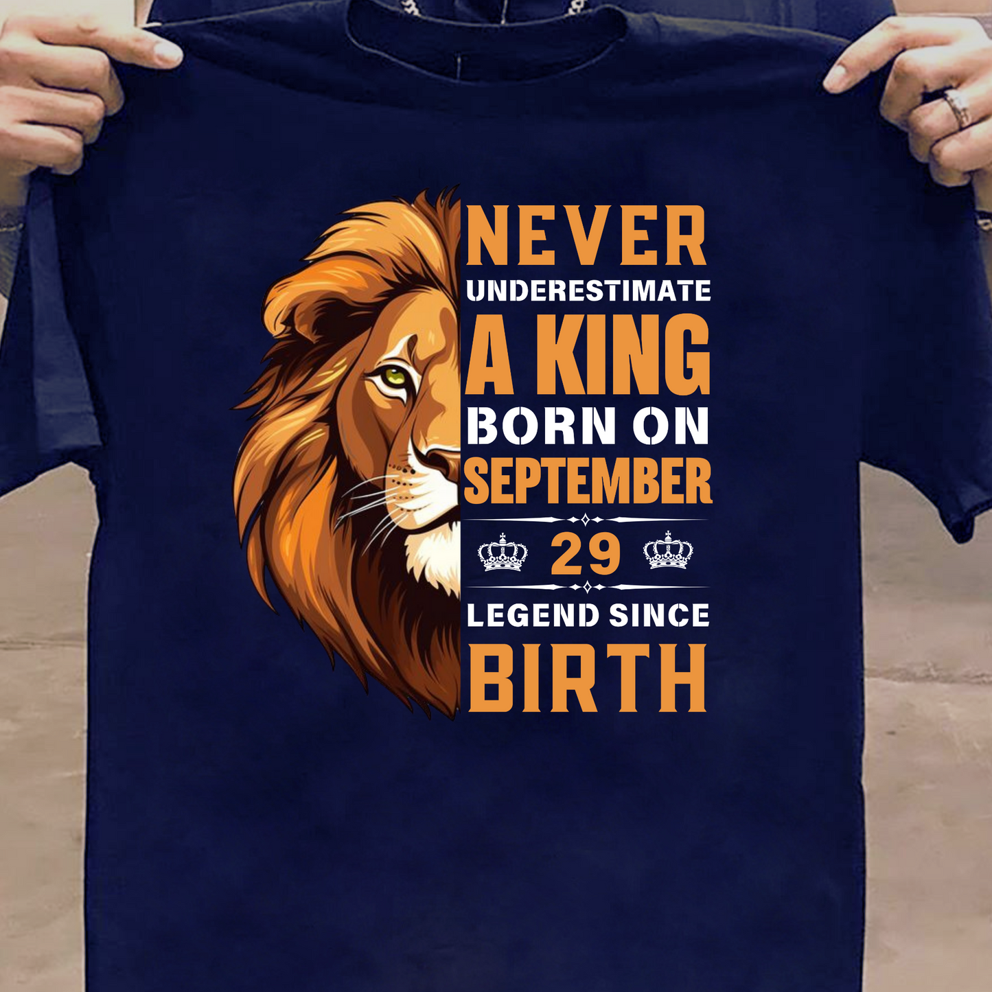 KING SEPTEMBER 29 PREMIUM QUALITY T-SHIRT