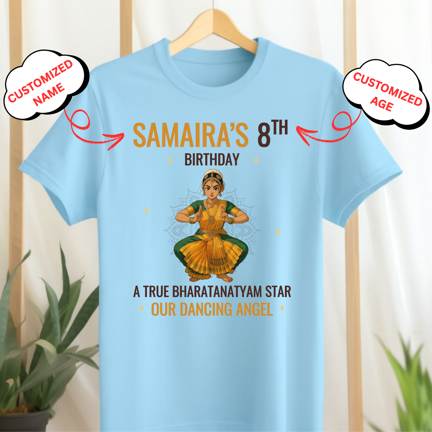 CUSTOMIZED-A TRUE BHARATANATYAM STAR OUR DANCING ANGEL