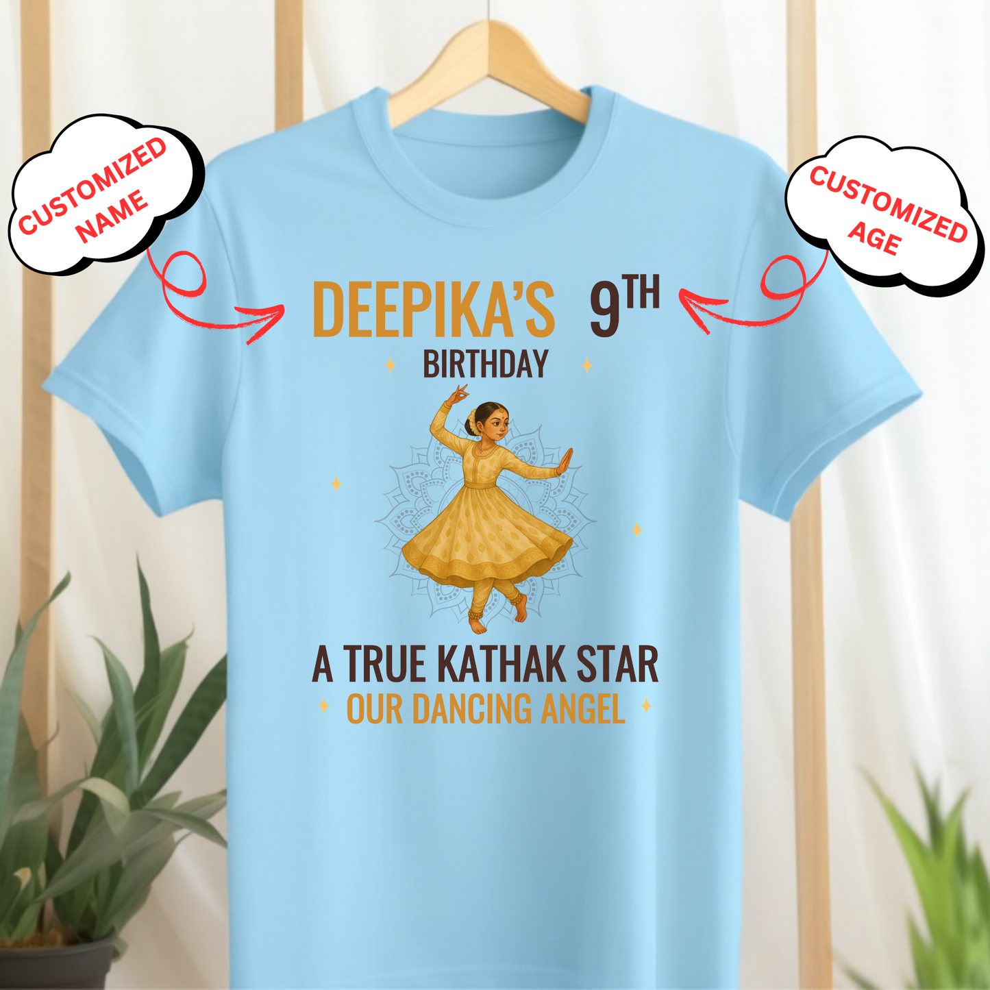 CUSTOMIZED-A TRUE KATHAK STAR, OUR DANCING ANGEL