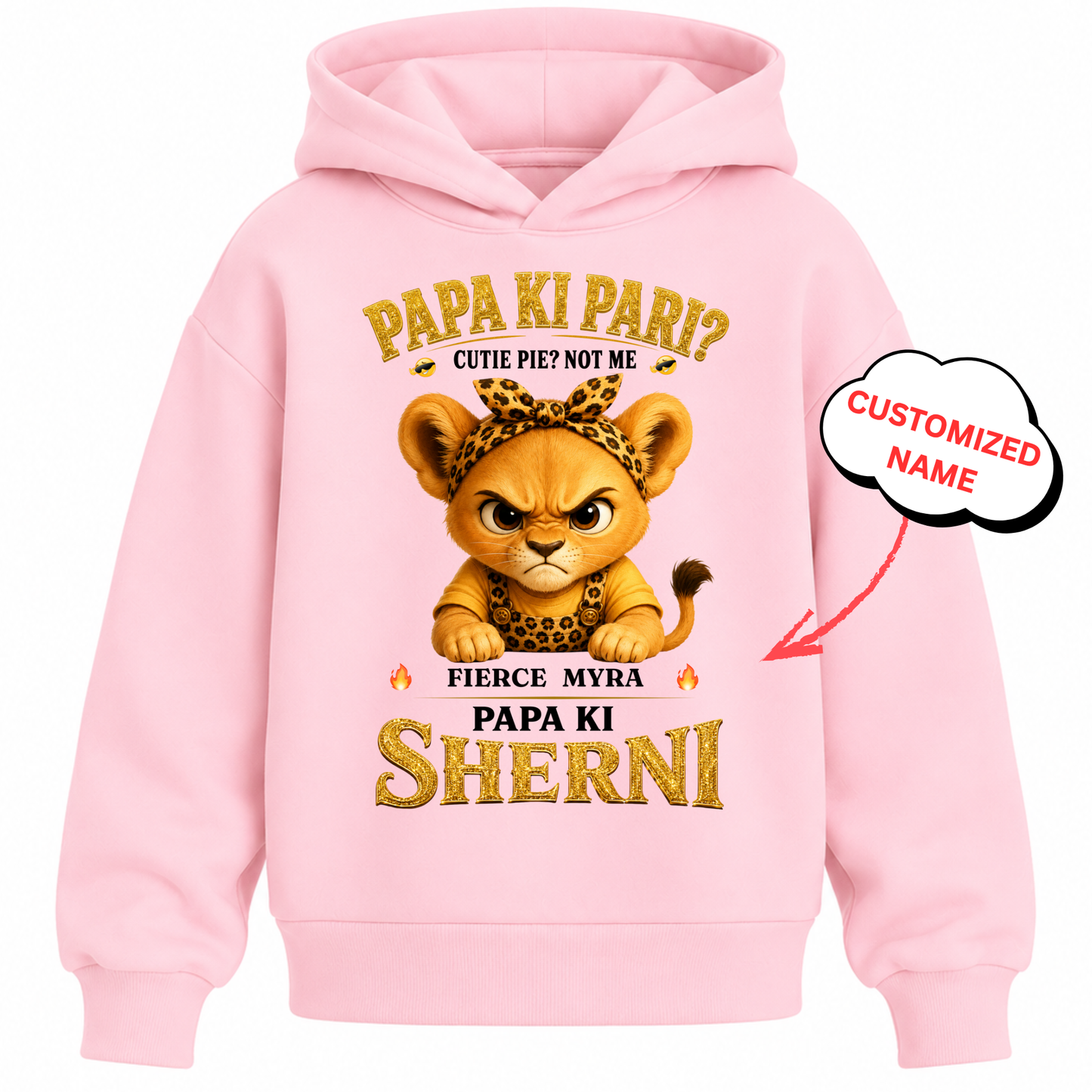 PAPA KI SHERNI-KID'S CLASSIC HOODIE